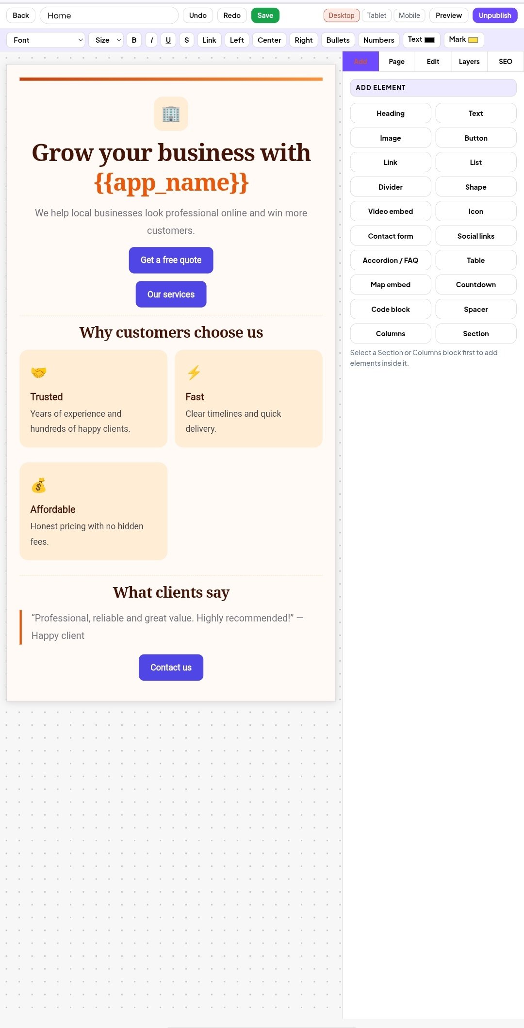 SiteBuilder Software — image 3